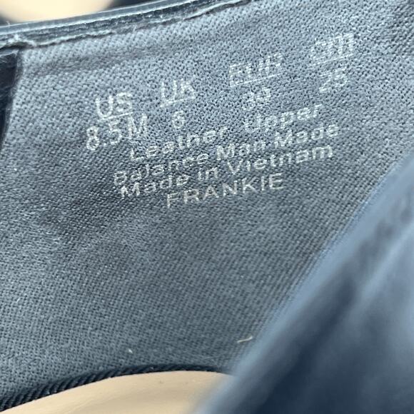 Franco Sarto Frankie Black Wedge Pump Women's 8.5M Pointed Toe - Picture 8 of 8